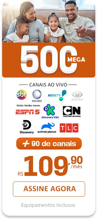 Imagem do Plano de 500 mega da empresa Speedcom