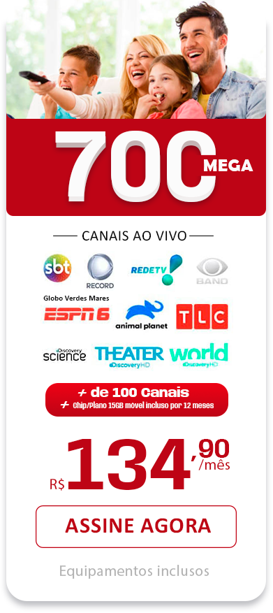 Imagem do Plano de 700mb mega da empresa Speedcom